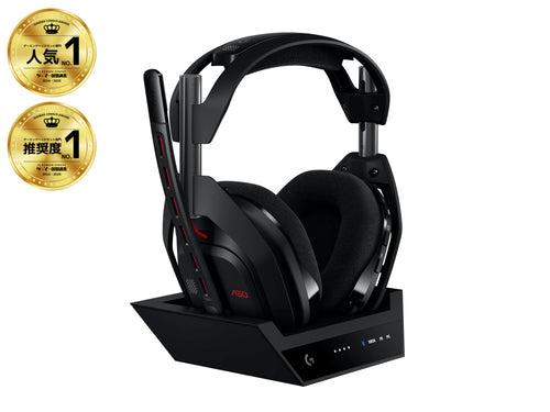 Astro A50 Gen.5 trådløst gaming headset med ladestation til pc, Xbox og PS5