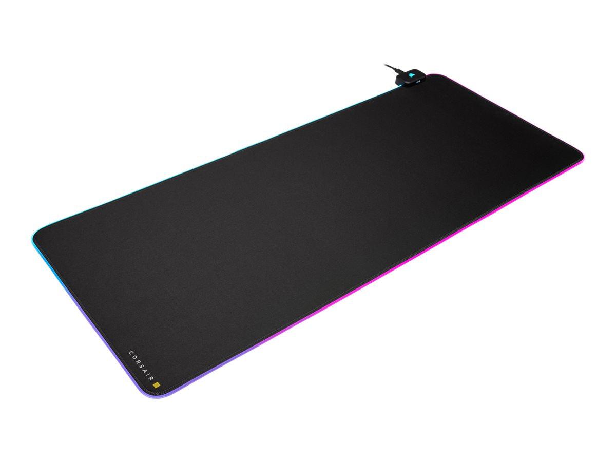 Corsair MM700 RGB Extended stor sort musemåtte med RGB-kant og USB-hub